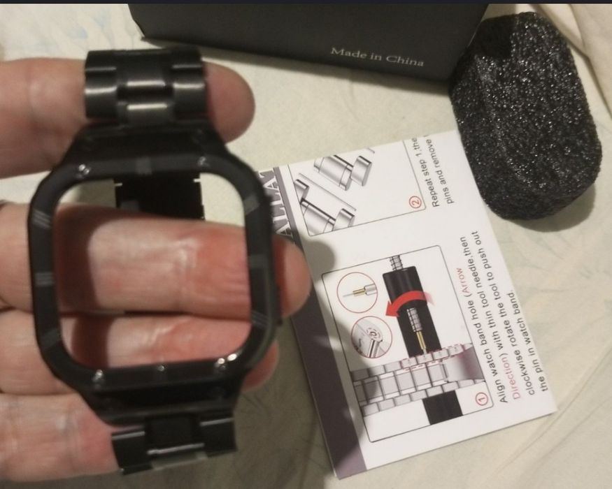 Браслет металлический Deczone на smart watch band.