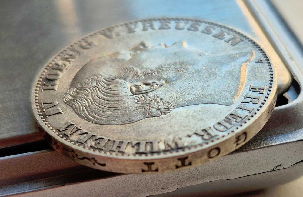 Пруссія 1 талер 1860 р. срібло