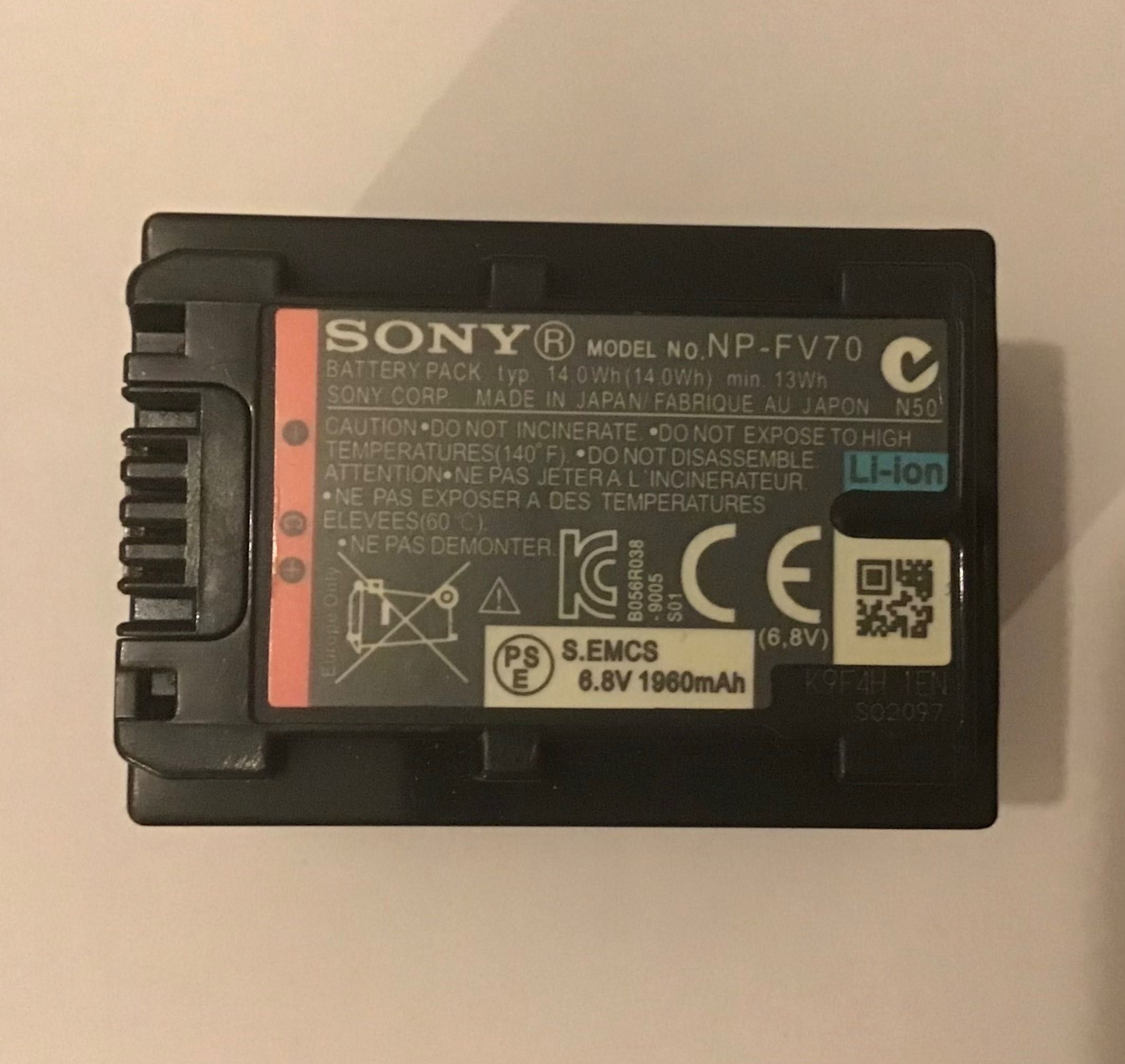 Baterias marca Sony