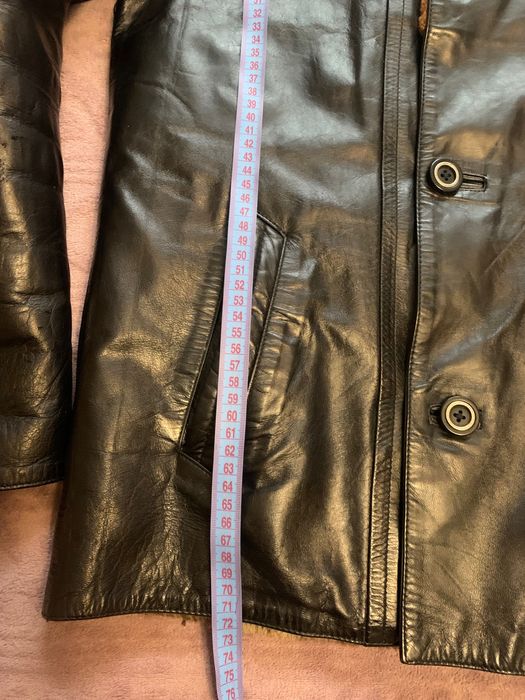 Чоловіча дублянка шкіряна 46 розмір