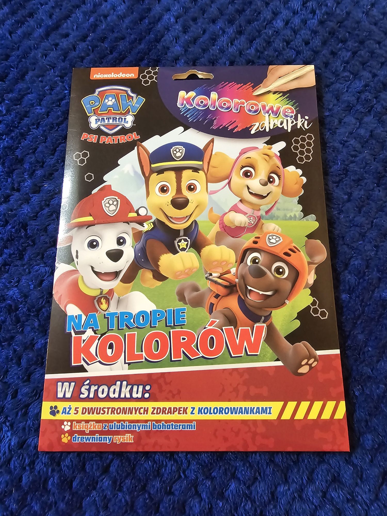 Kolorowe zdrapki Psi Patrol