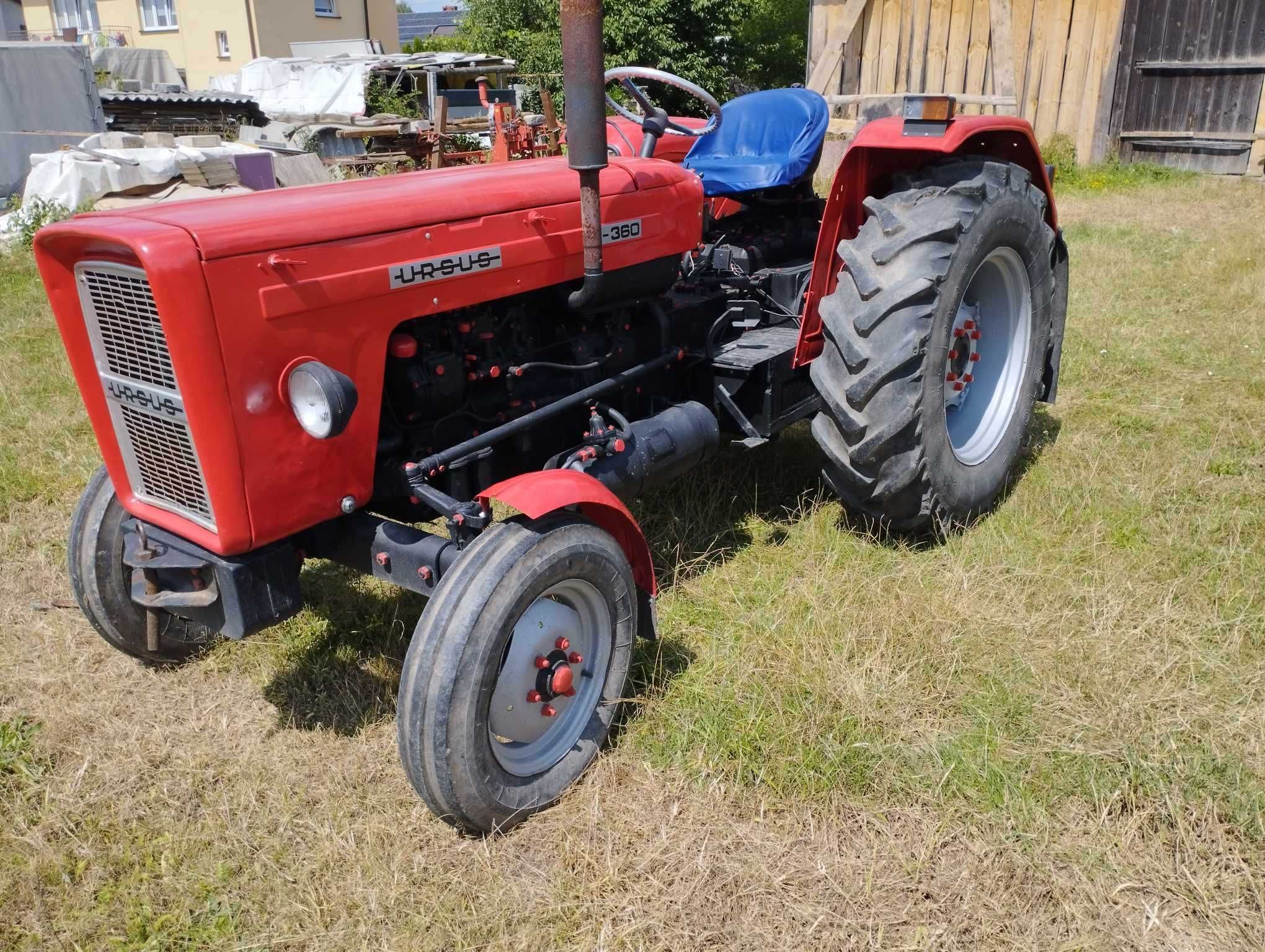 Ciągnik Ursus C-360 z 1981 roku