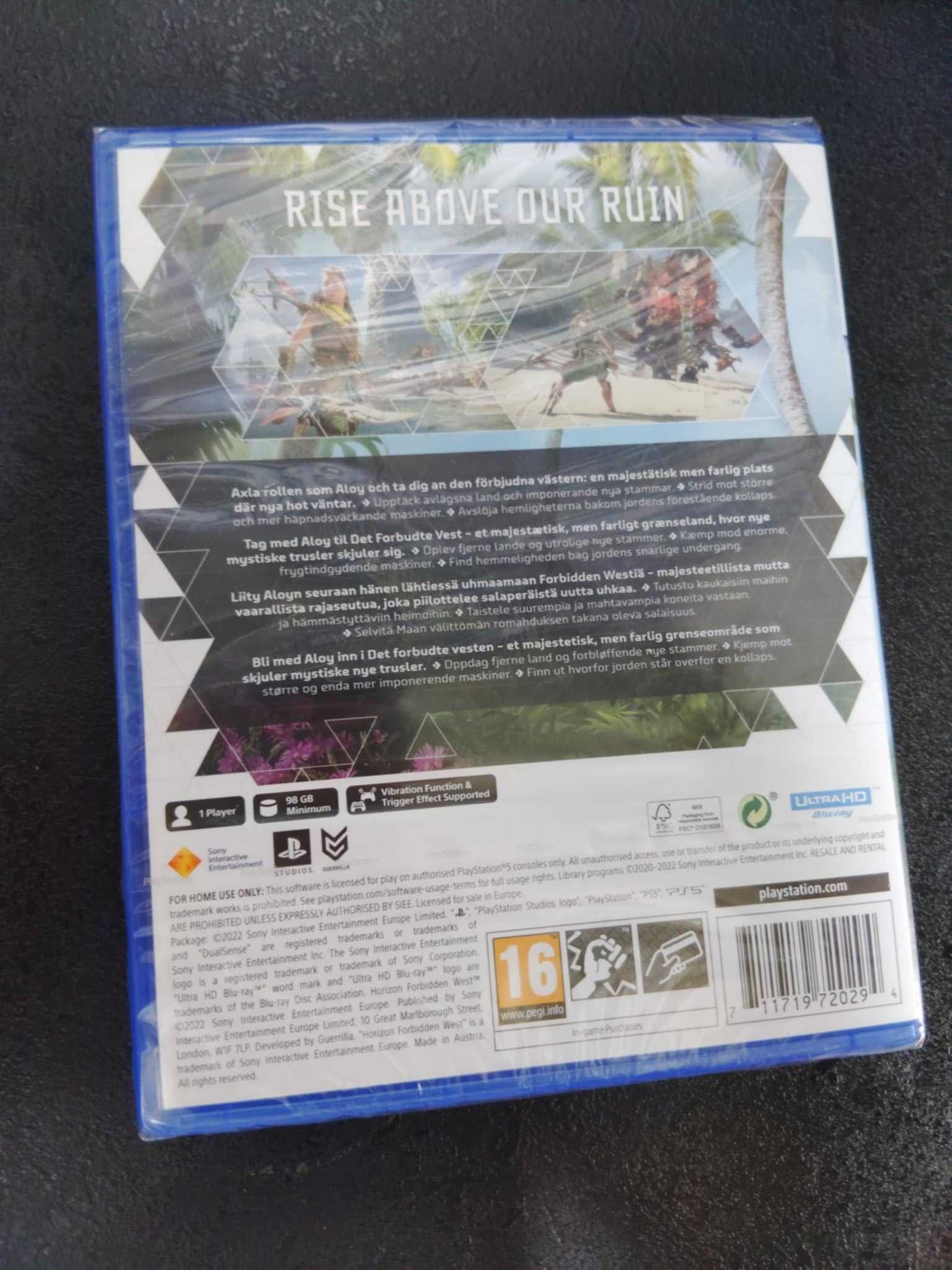 nowa w folii Horizon Forbidden West PS5 Horizon 2 Dubbing