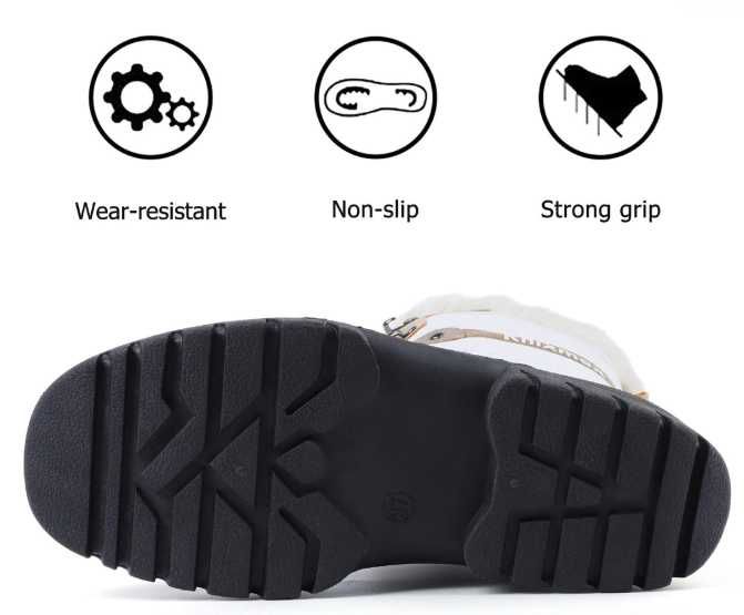 Damskie buty śnieżne Buty zimowe Ciepłe