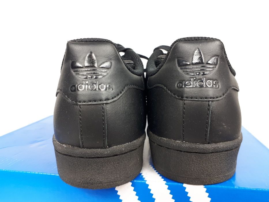 Sportowe sneakersy ADIDAS SUPERSTAR foundation j czarne 36 2/3 uk4