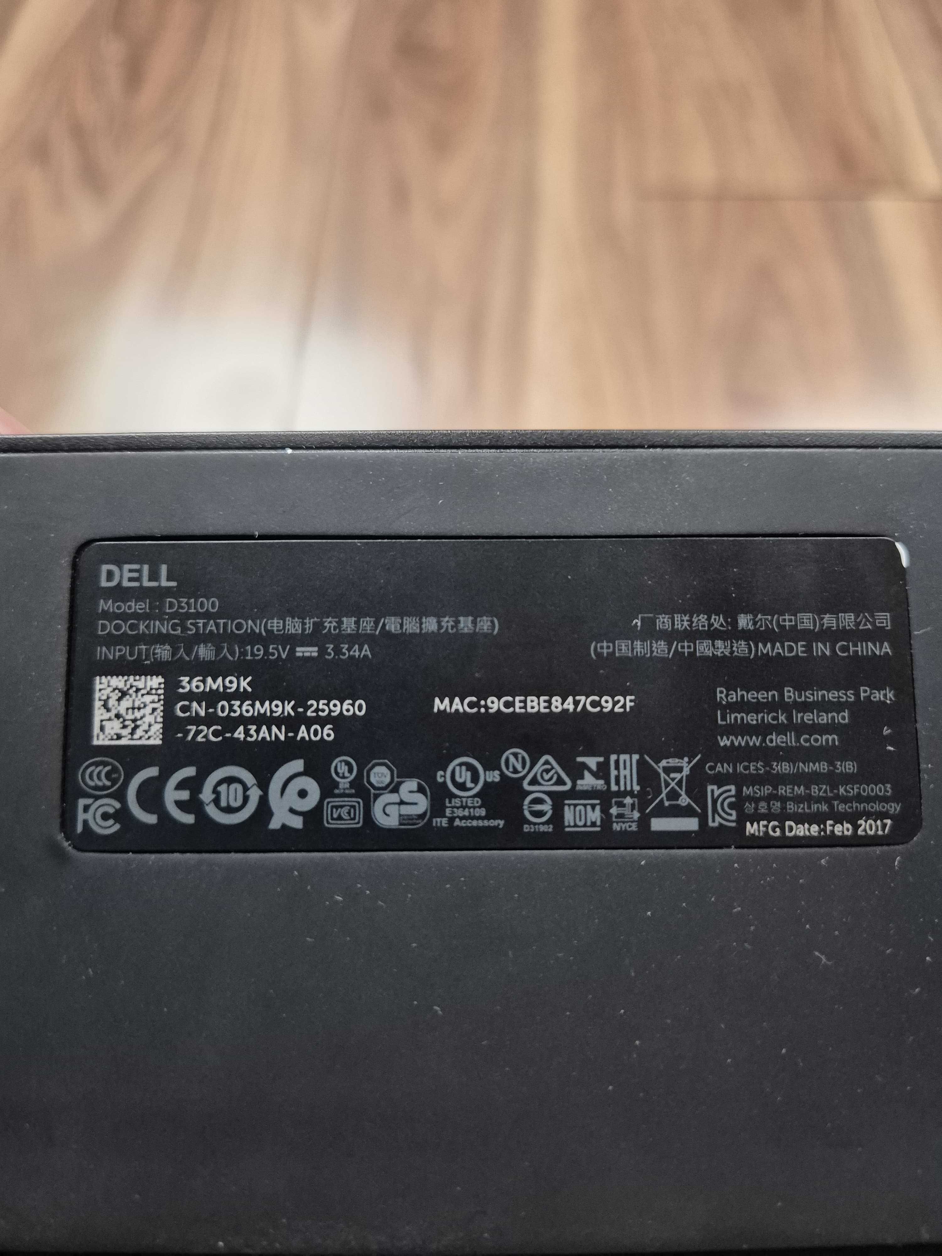 Stacja dokująca DELL D3100