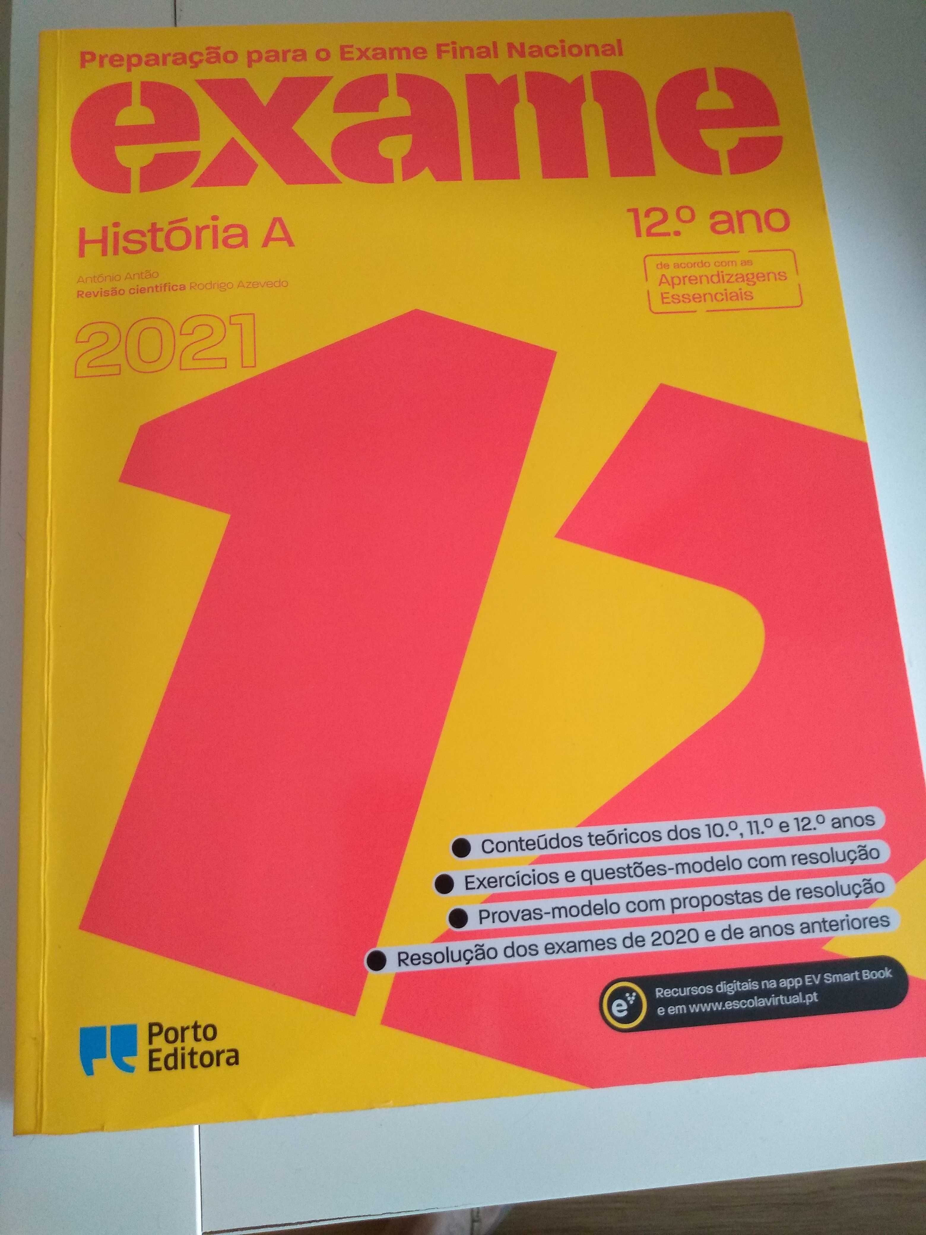 Preparação para exame final História A 12ª Ano 2021