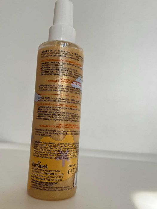 Mgiełka po opalaniu do twarzy i ciała bursztynowa After Sun SOS 200 ml