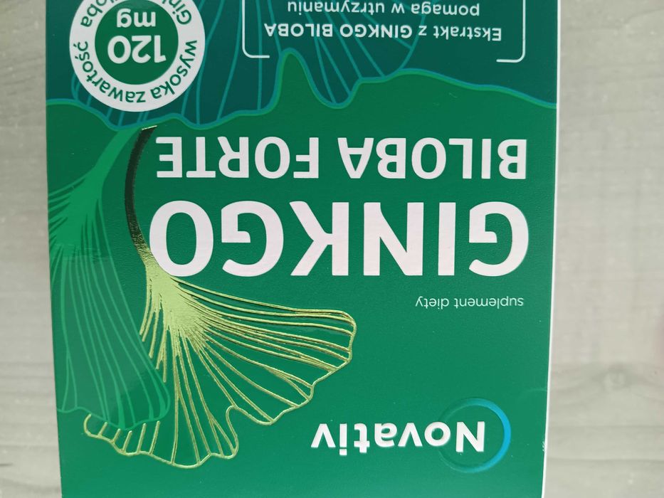 Ginkgo Biloba Forte 120 mg 60 kapsułek pamięć koncentracja