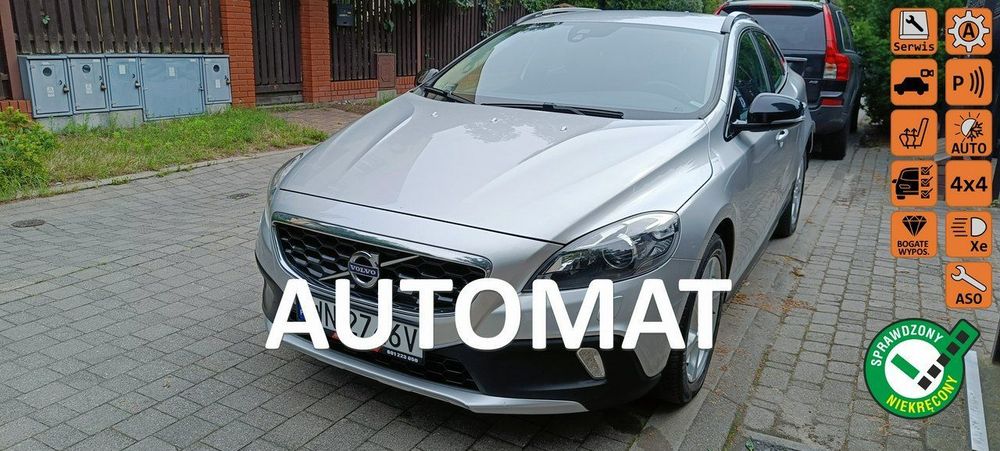 Volvo V40 Cross Country 2.0 T4 Summum AWD,180 KM,automat,mały przebieg,serwisowany
