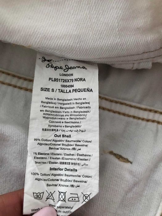 Spódniczka mini ogrodniczka Pepe Jeans