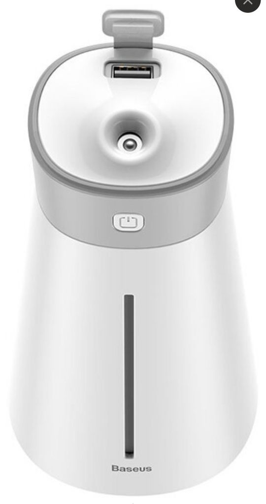 Зволожувач повітря baseus slim waist humidifier + usb вентилятор