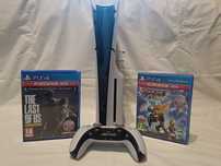 PS5 z napędem + The last of us remastered + Rachet& Clank