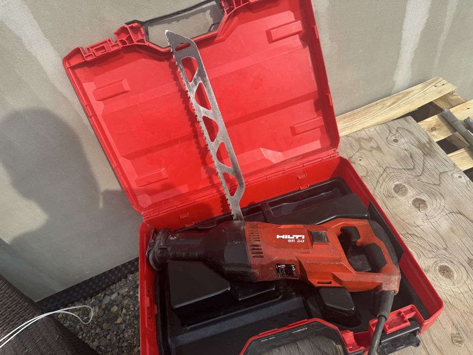 Hilti SR 30. Najmocniejsza piła szablasta Hilti  na rynku