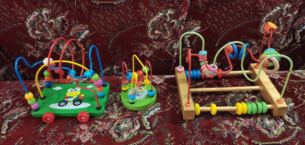 Набір лабіринтів для розвитку дрібної моторики 3 шт