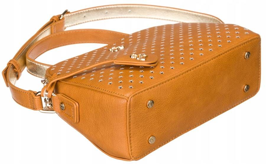 ażurowa listonoszka damska ze skóry ekologicznej — lulucastagnette