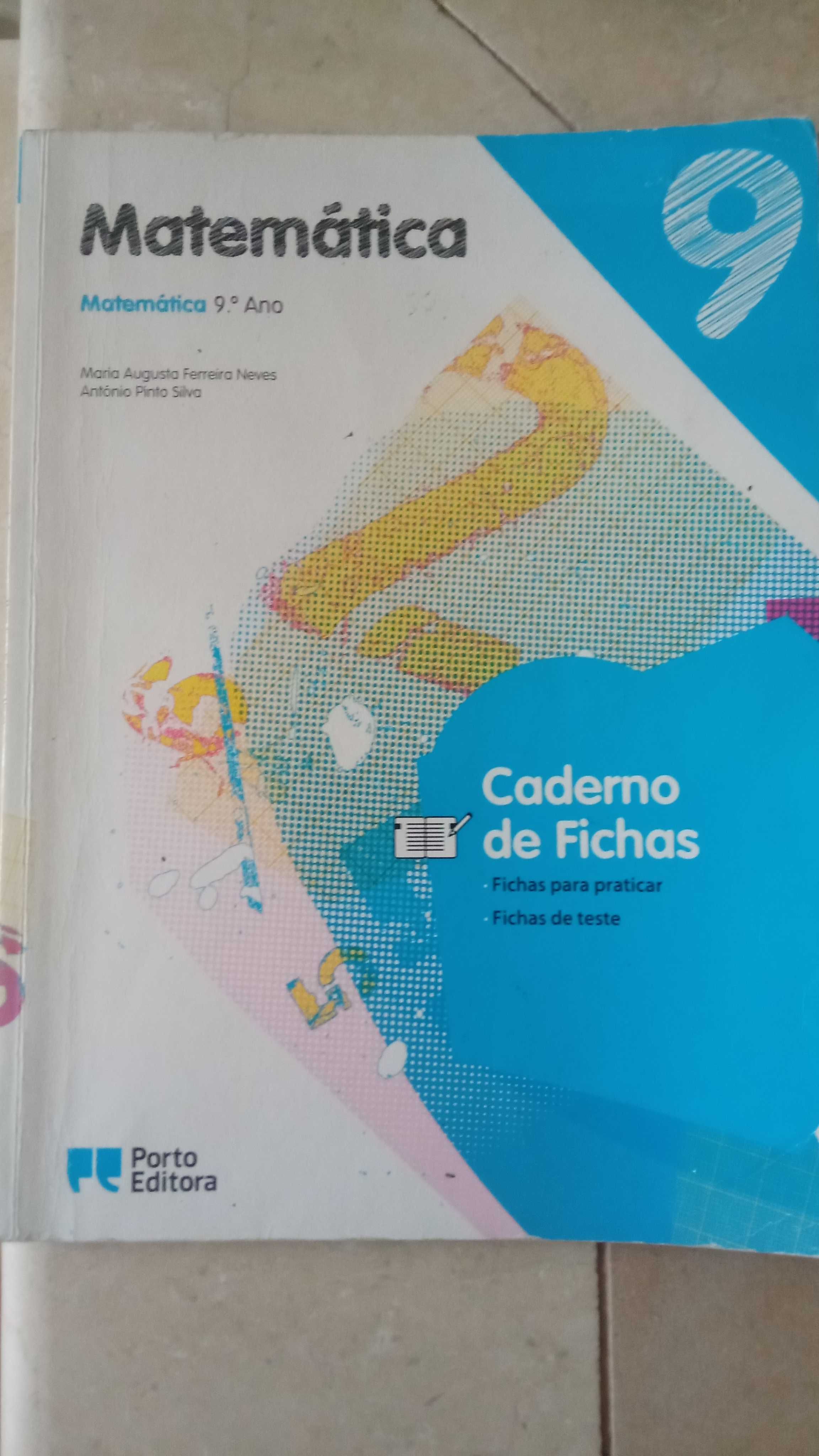 Caderno de fichas de Matemática 9⁰ ano de escolaridade