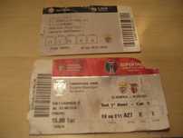 2 bilhetes futebol de jogos épicos do Benfica