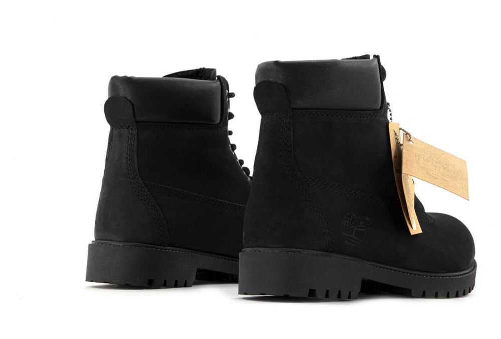 Черевики з хутром Timberland Black зимові