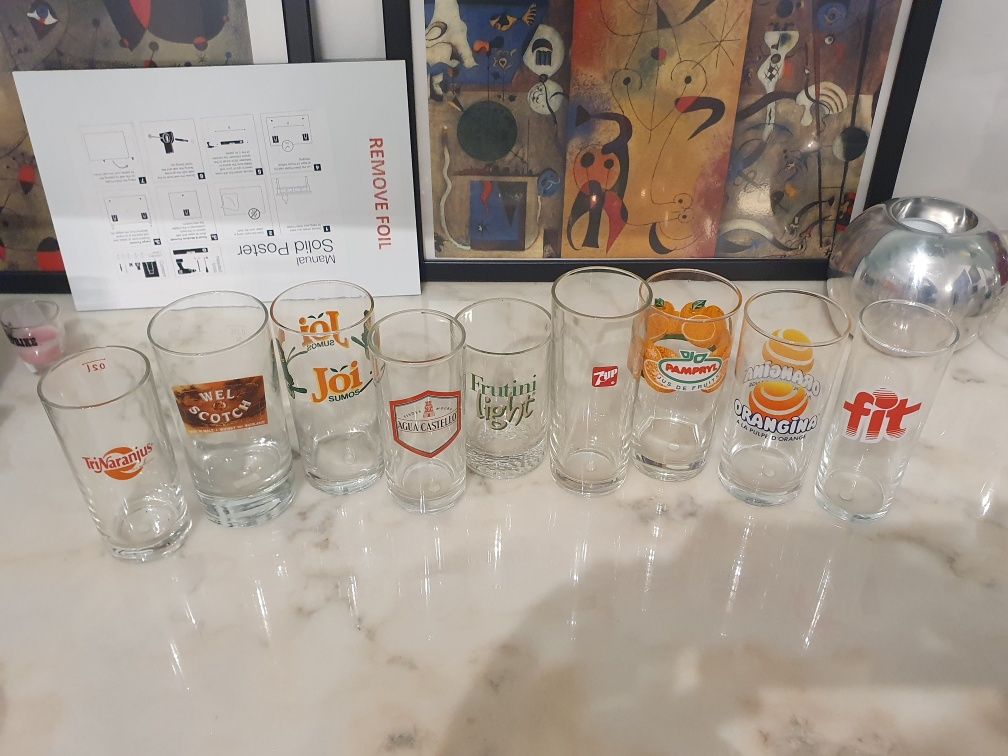 Coleção de copos 68 copos