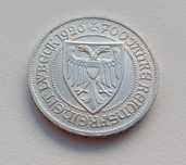 Німеччина 3 марки 1926 р. Любек срібло