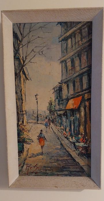 Magnífica pintura a óleo Romero Silva Antonio