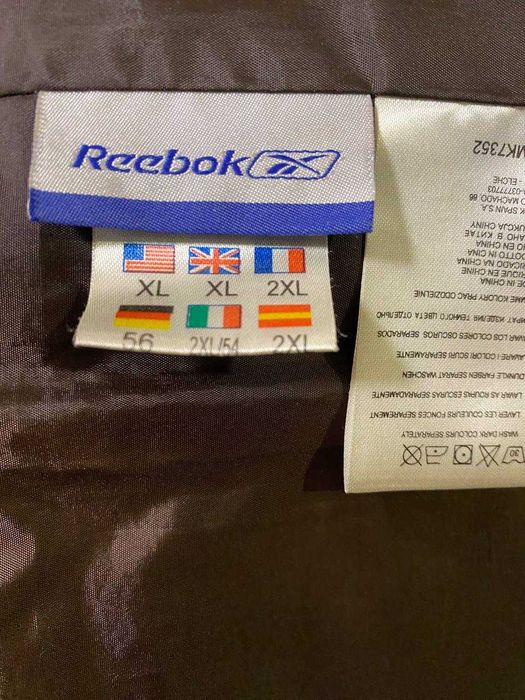 Пухова довга куртка Reebok