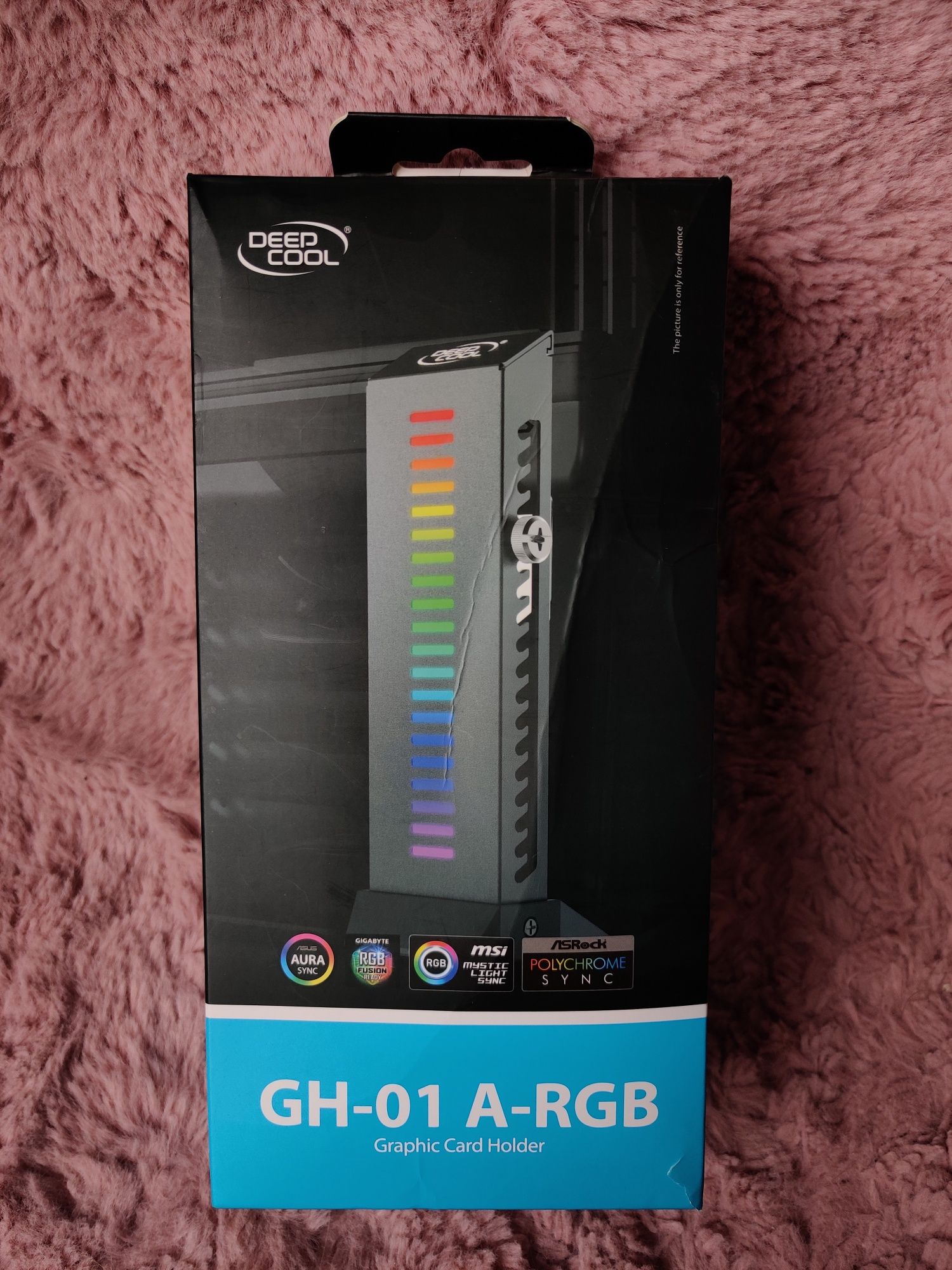 Uchwyt wspornik karty graficznej LED gaming gh-01 A-rgb kolorowy MSI