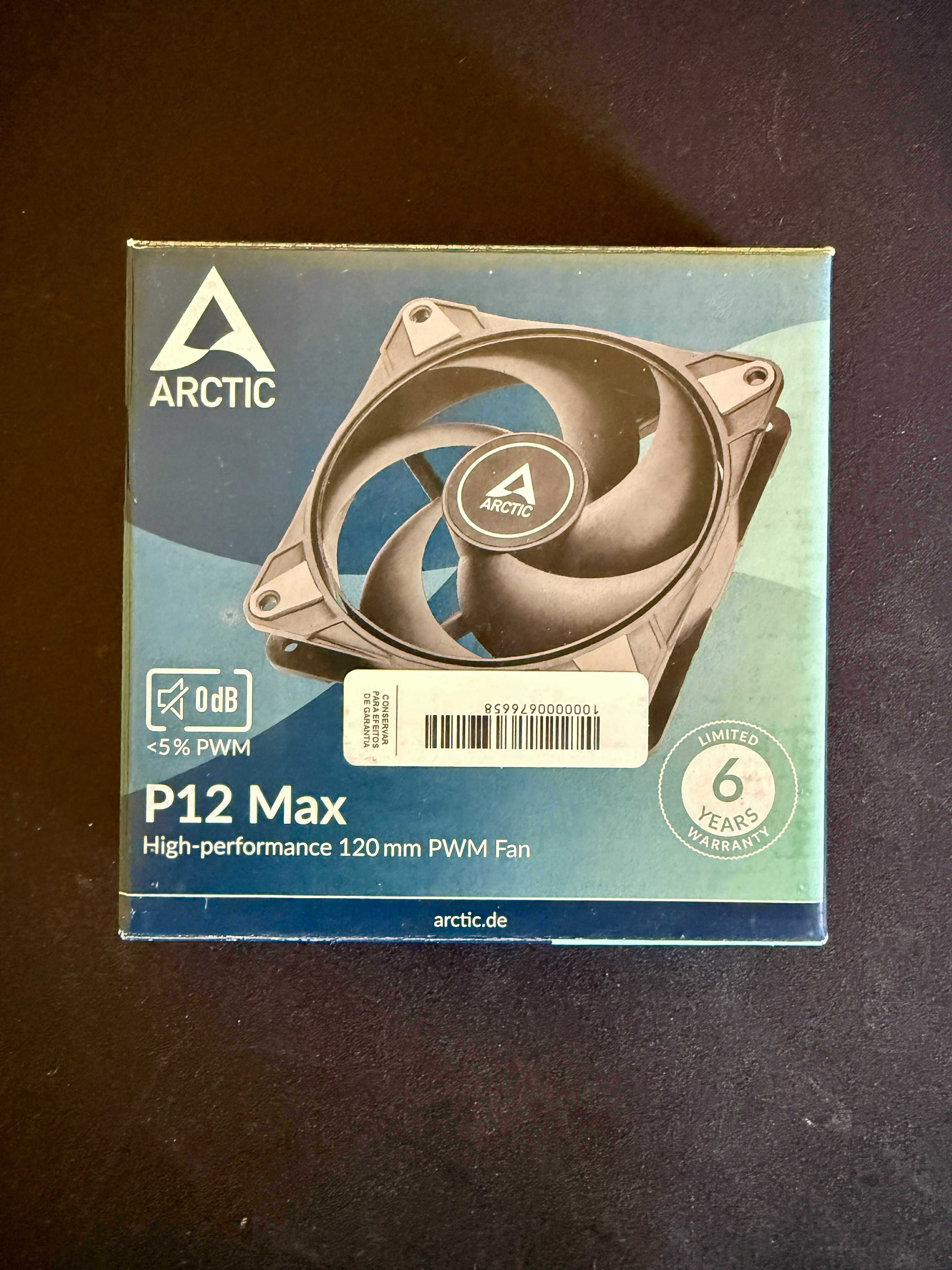 Ventoinhas Arctic P12 Max 3300RPM PWM (Pack)