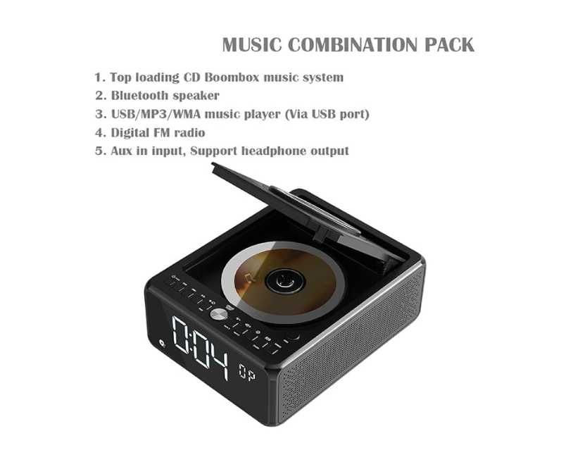 Radio budzik 4 w 1 Gelielim