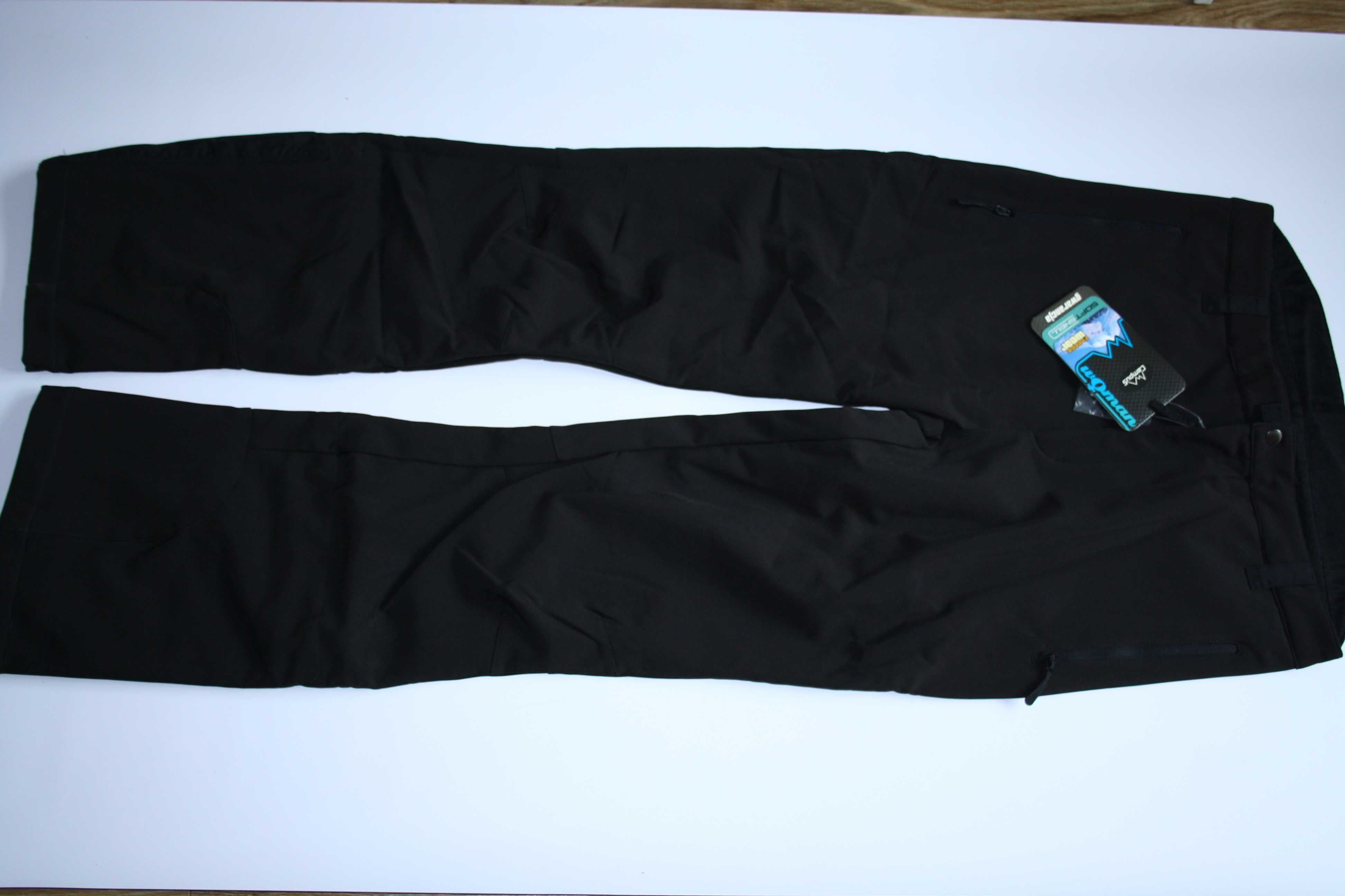 Spodnie damskie softshellowe zimowe Campus MILA czarny XXL/44 trekking