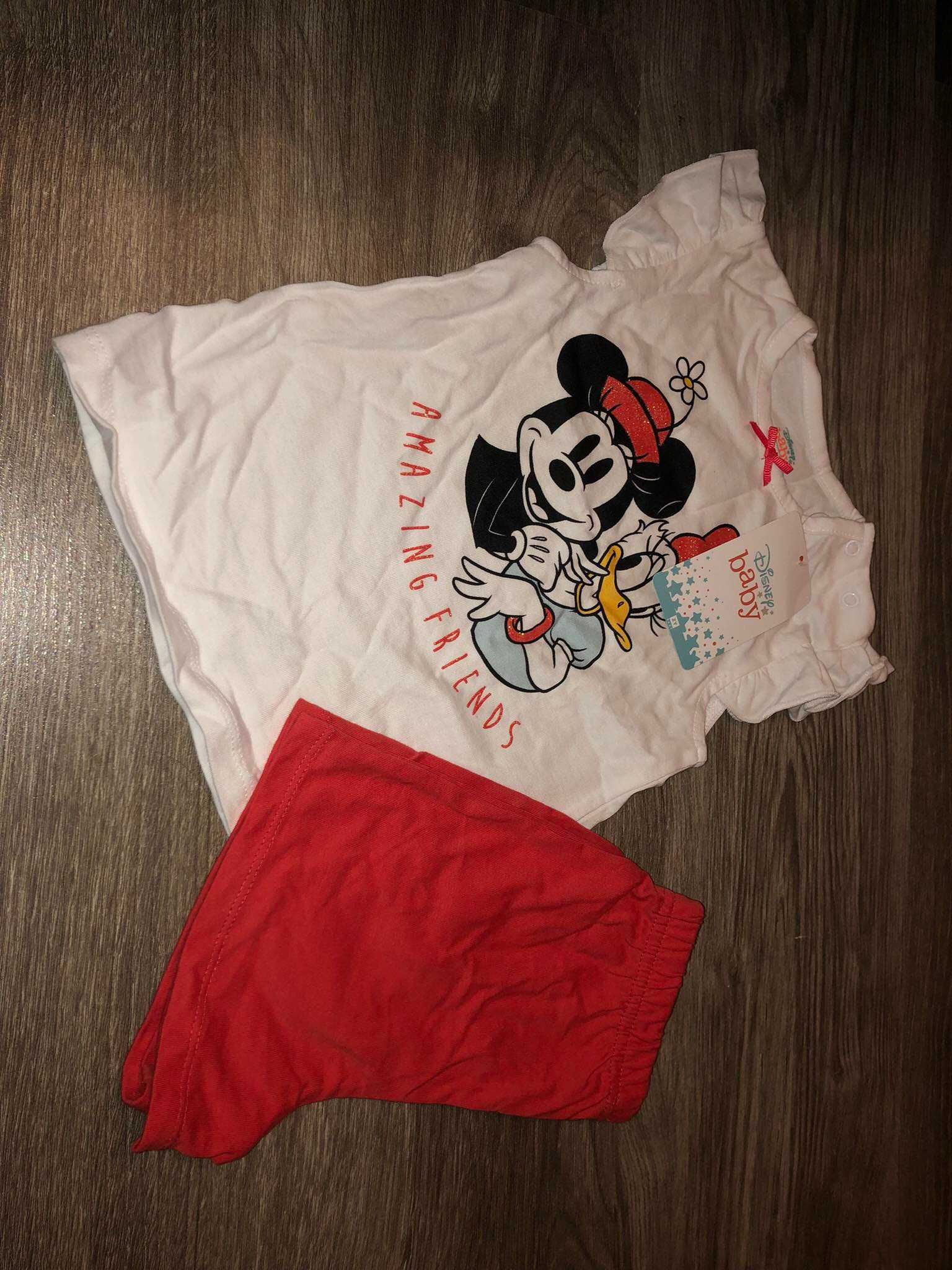 Conjunto Minnie com etiqueta 12/18M