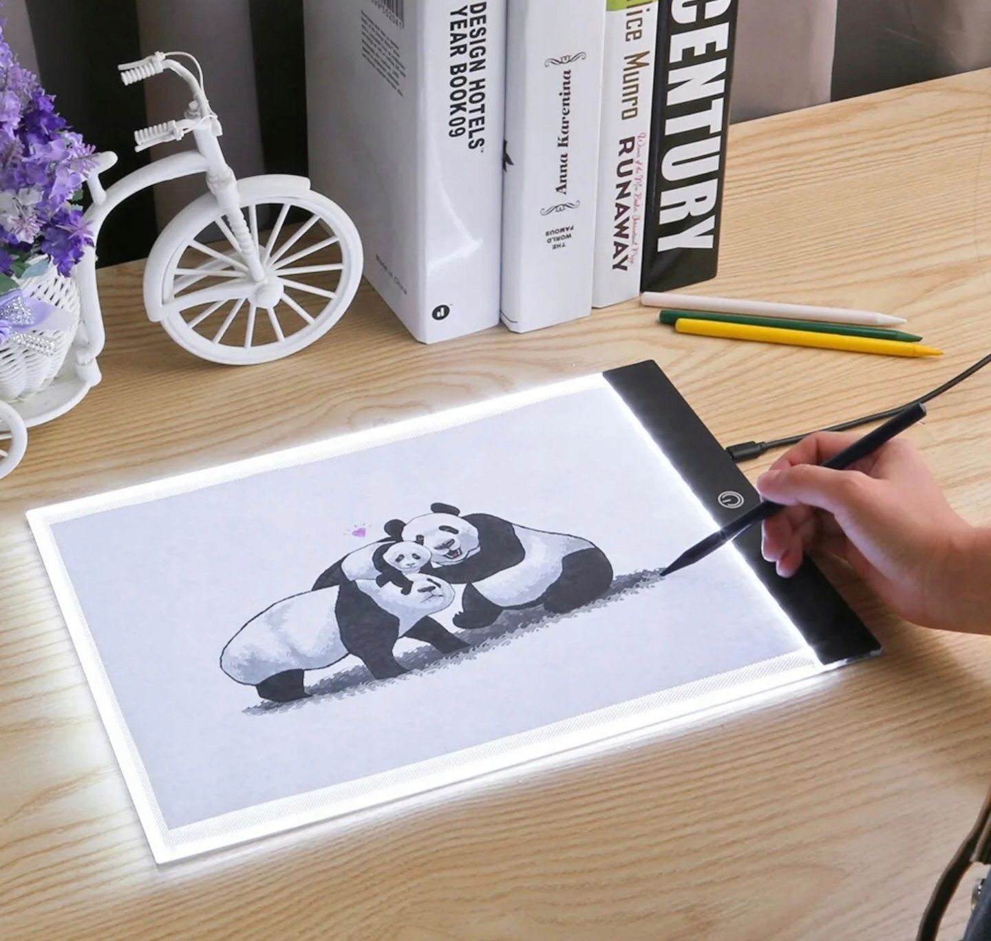 Tablet-Tablica LED do rysowania, haftu diamentowego podświetlenie