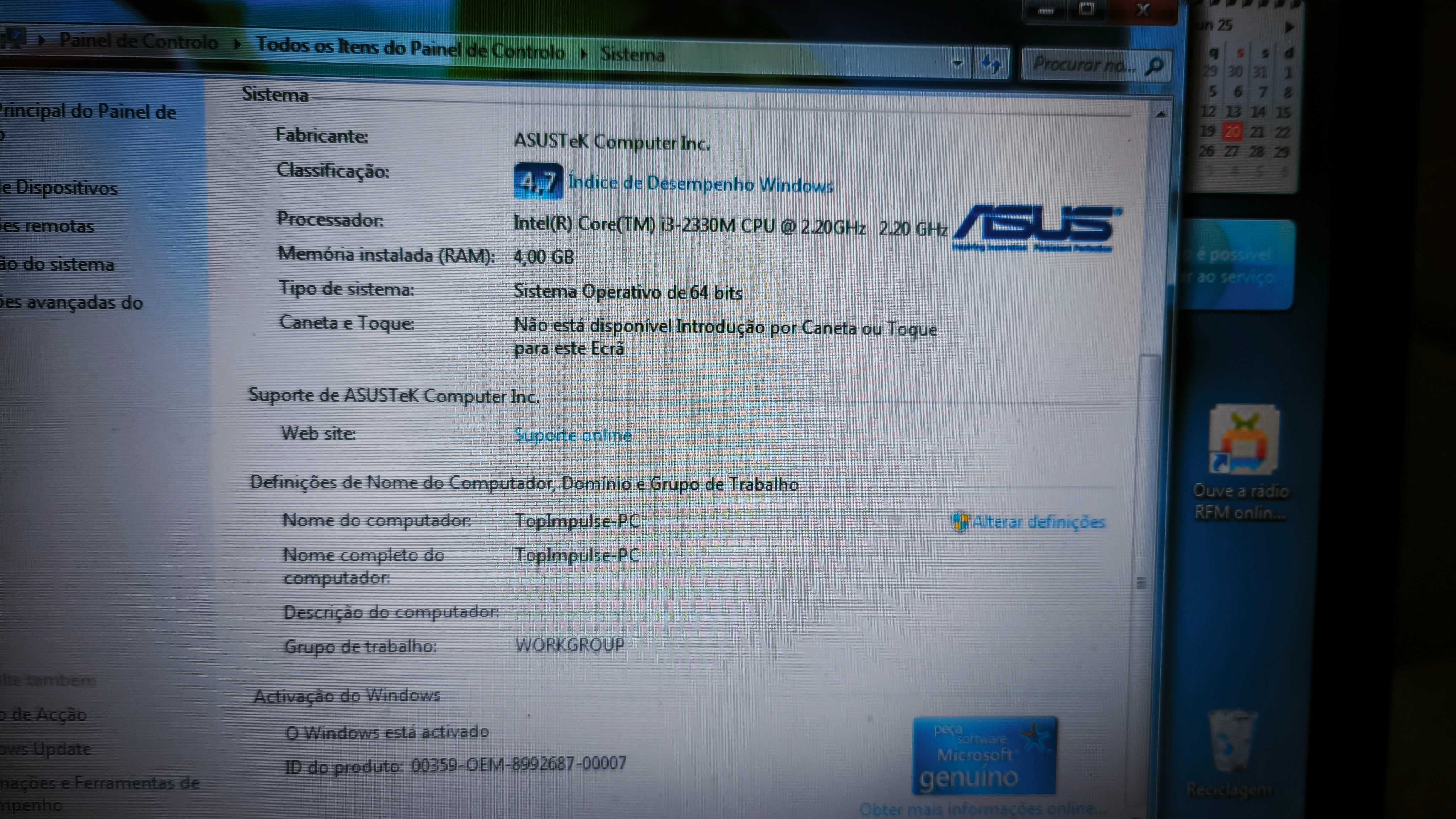 Computador portátil