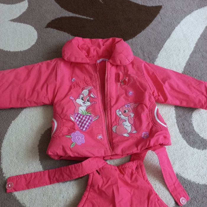 Осінній комбінезон для дівчинки