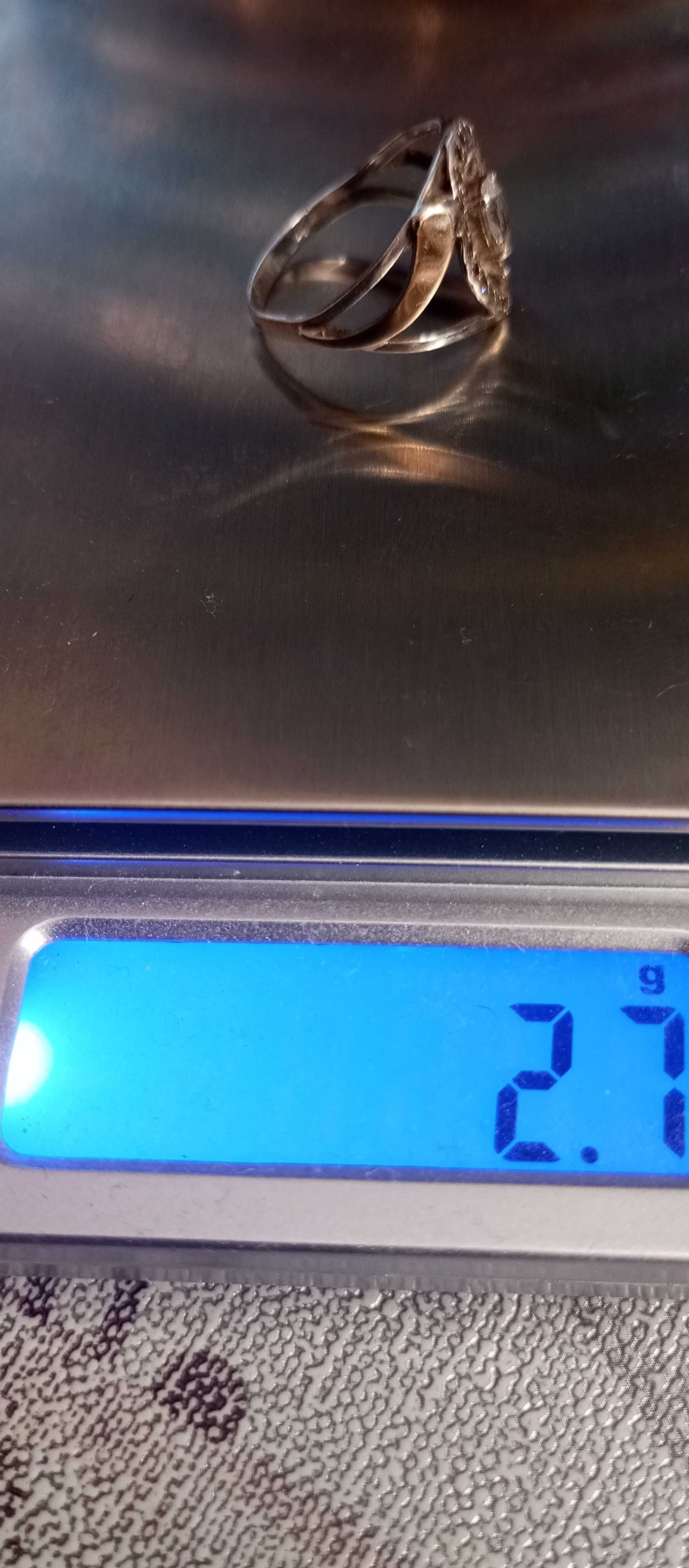 Гламурне кільце,каблучка , срібло925,золото375, р-р 16,5