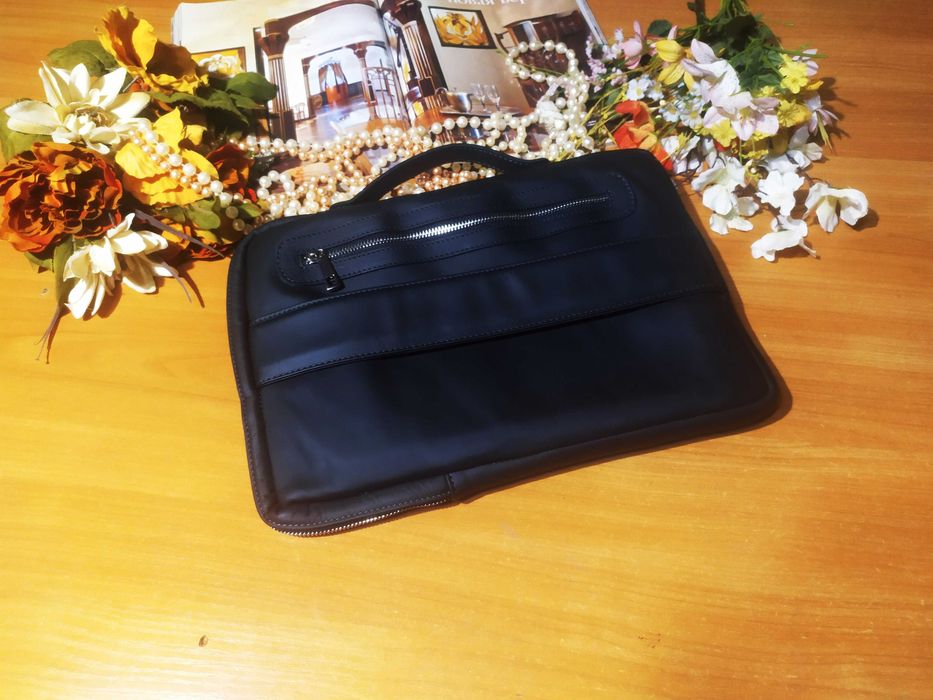 Сумка органайзер портфель ноута планшета документів натурал шкіра нова