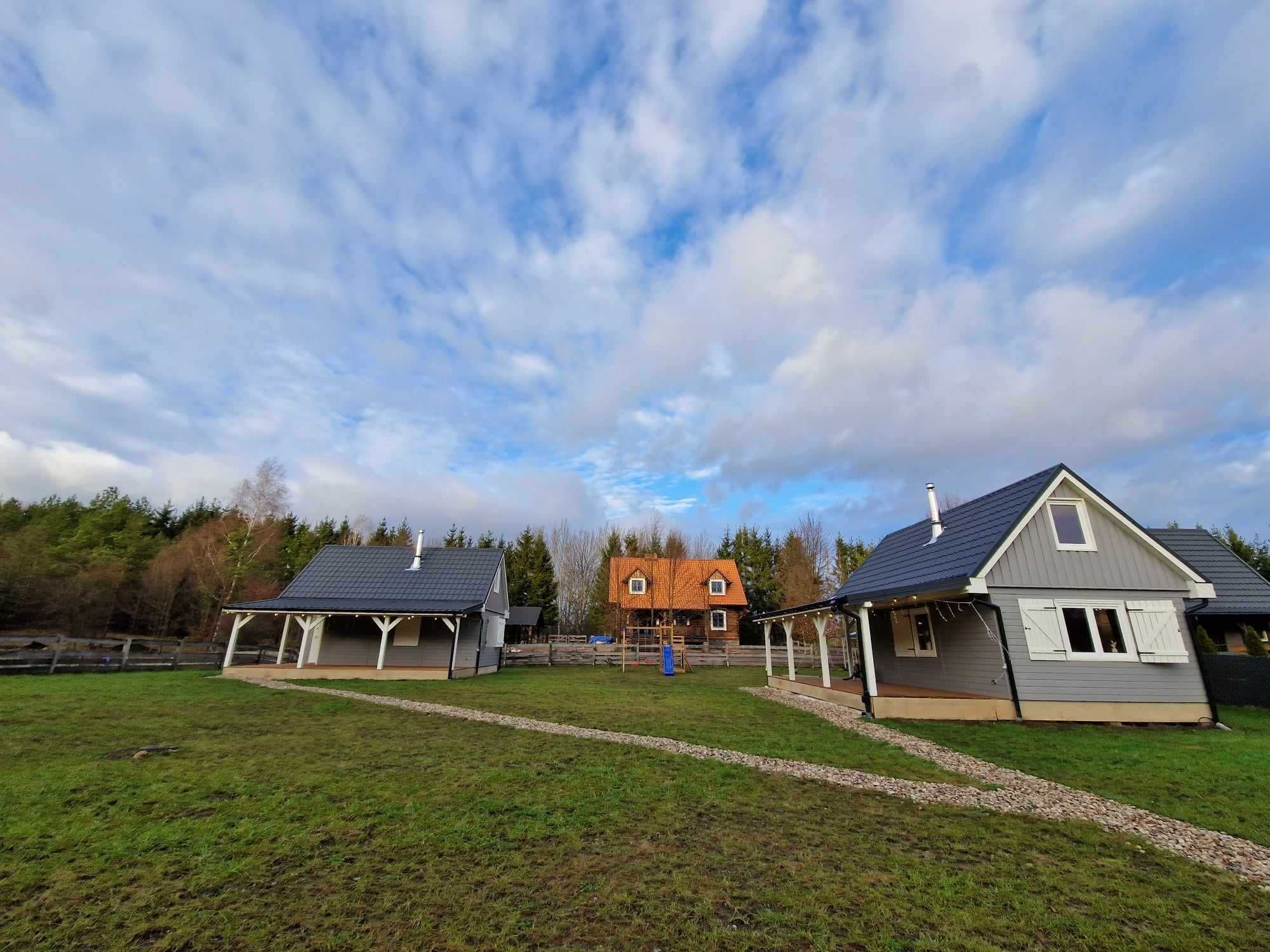 Mazury Brajniki  domki całoroczne nad Jez. Świętajno Wakacje Weekendy