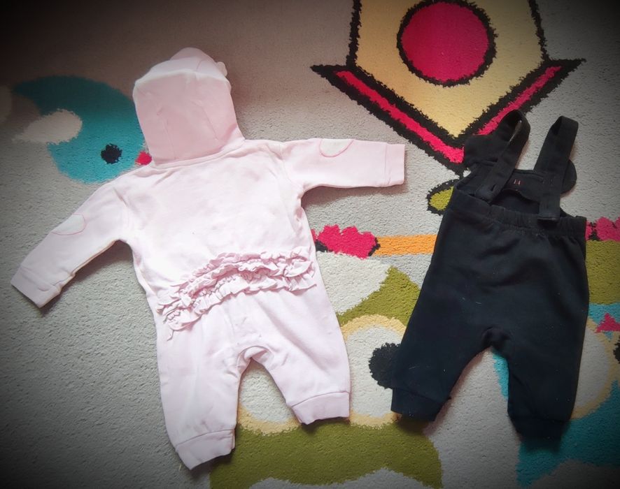 Zestaw ogrodniczki śpiochy body