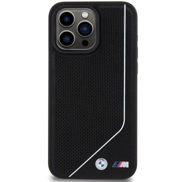 Bmw Bmhmp15L23Pucpk Iphone 15 Pro Czarny Hardcase Perforated Twisted