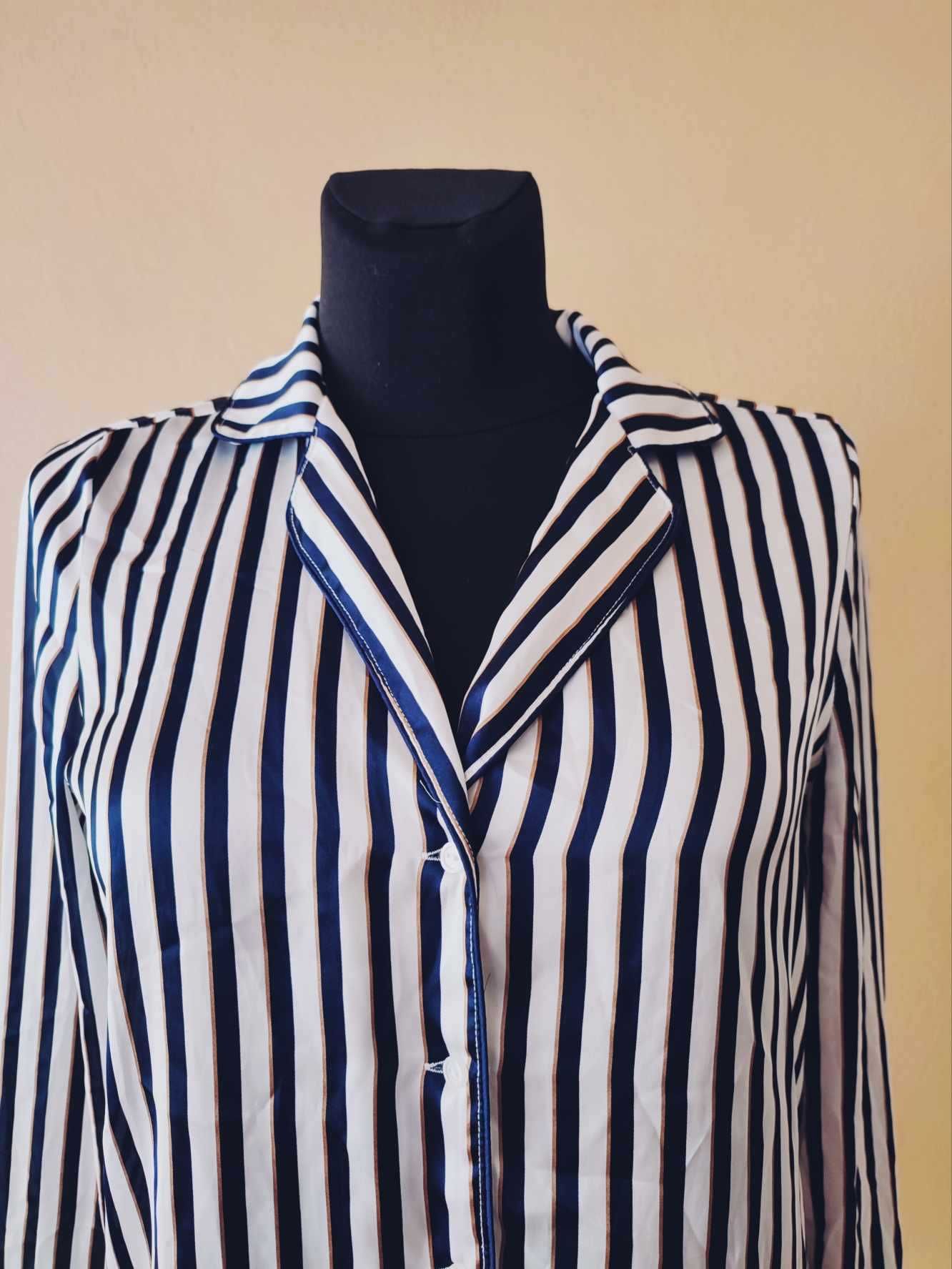 Elegancka koszula damska w paski, Gina Tricot, XS/34 - M/38