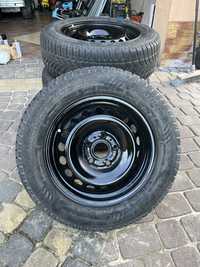 Koła 195/65 r15 112x5 et43 + kolpaki vw 15