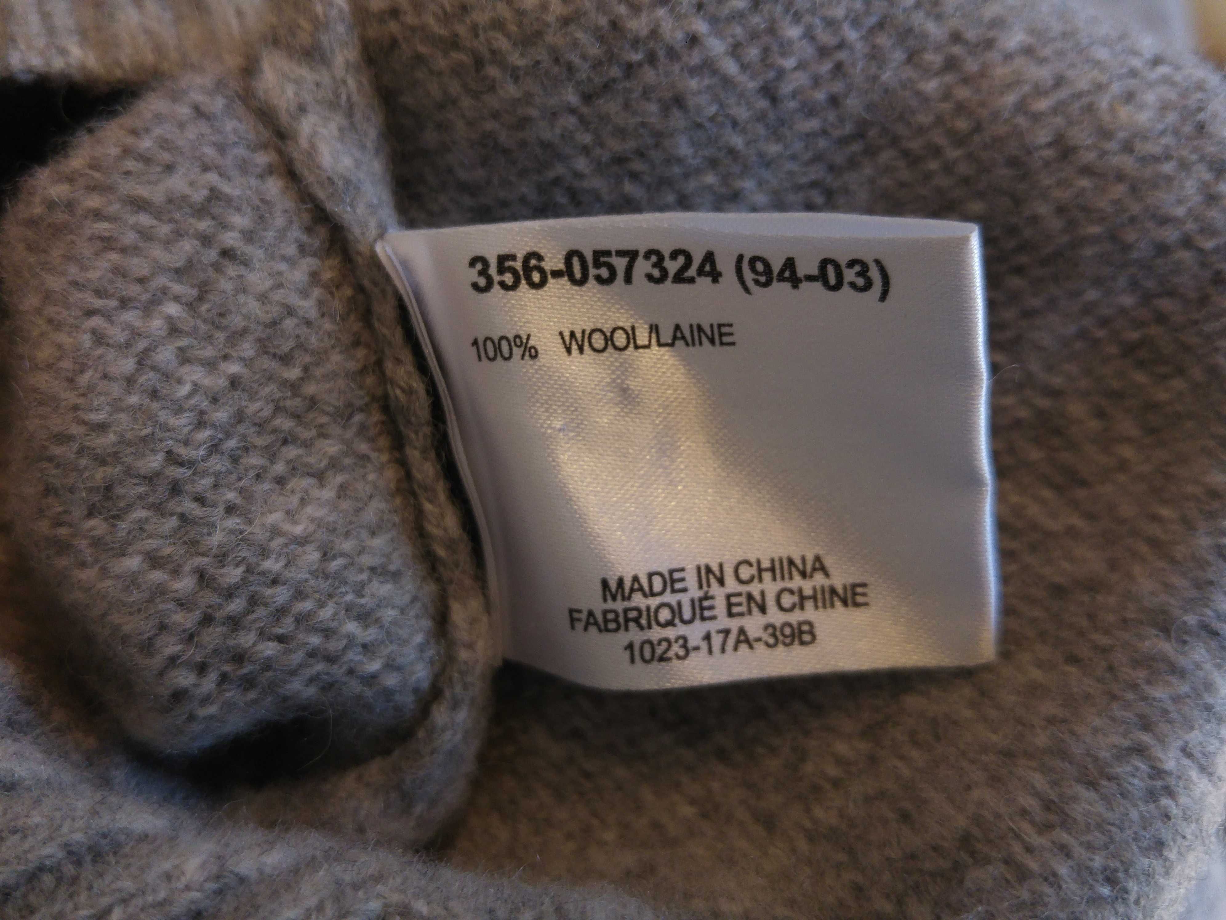 Sweter męski wełniany Uniqlo