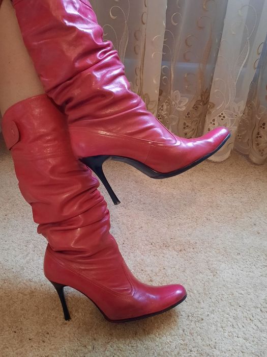 Сапожки, 38, кожа натур, осень.