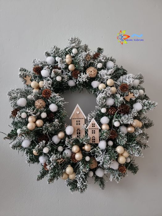 Wianek świąteczny dekoracyjny