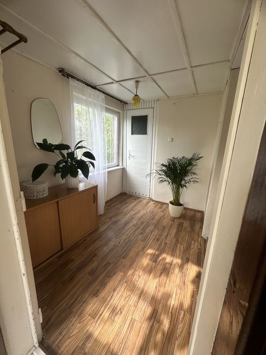 Działka z murowanym domem ROD Aster Łódź