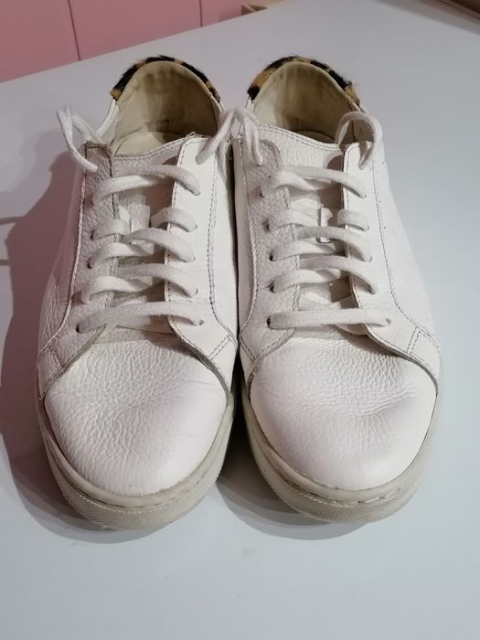 Кожанные мокасины  ZARA