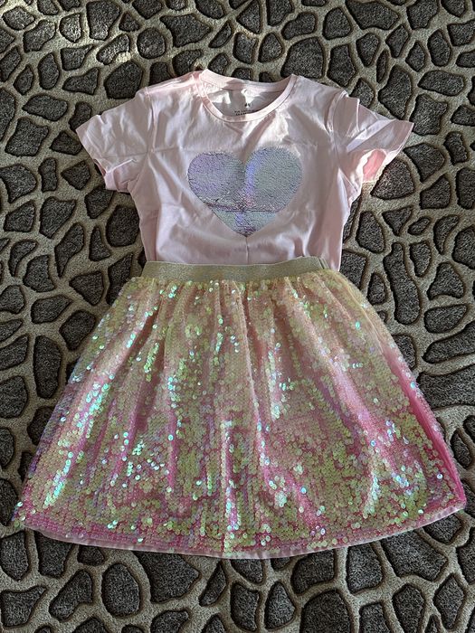 Спідниця та футболка для дівчинки H&M