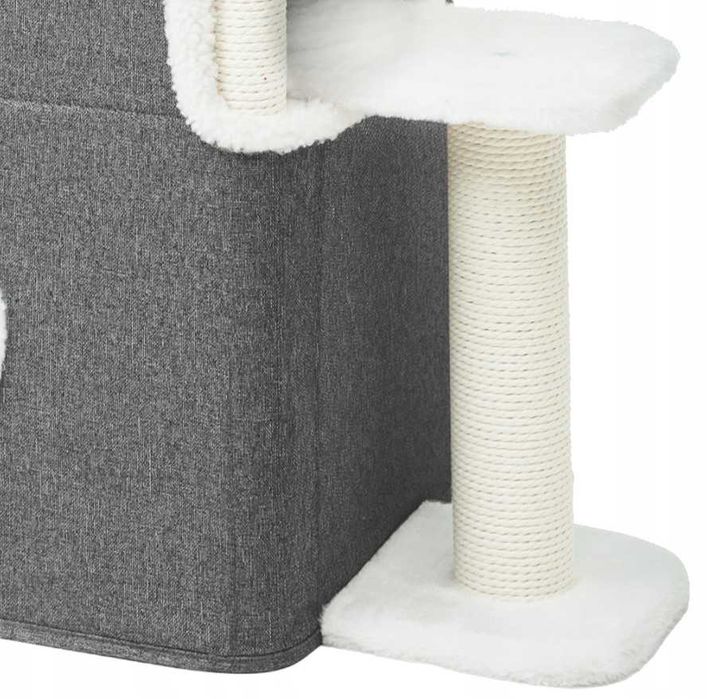 Кошачий домик 58×35×63 см – двухэтажная лежанка