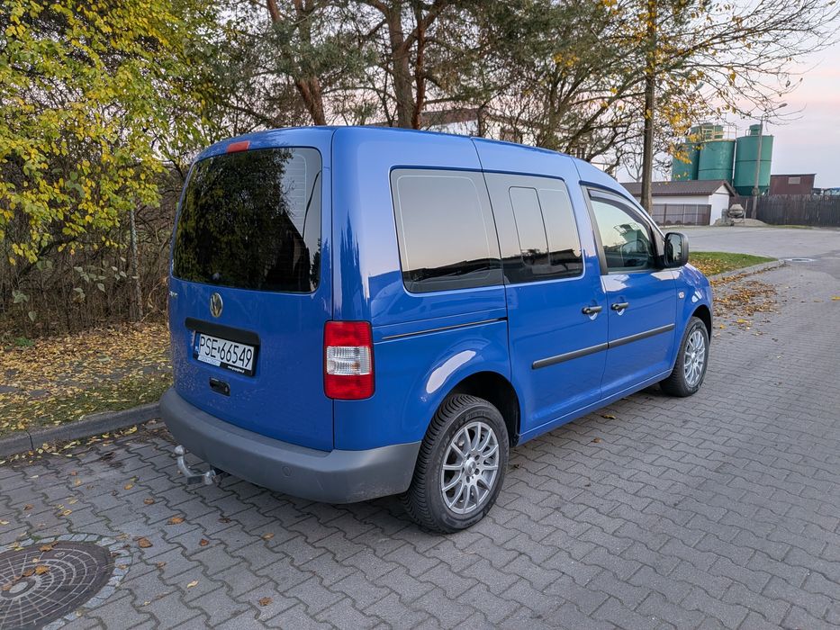 Caddy,7 osób ,1.6 benzyna ,klima, zarejestrowany